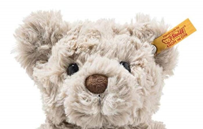 Steiff 113413 Soft Cuddly Friends Honey Teddy Bear, Grey, 18 cm - Image 2