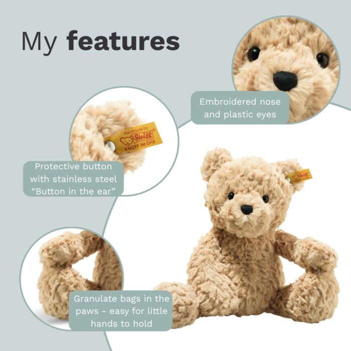 Steiff 113505 Soft Cuddly Friends Jimmy Teddy bear, li - Image 6