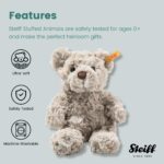 Steiff 113413 Soft Cuddly Friends Honey Teddy Bear, Grey, 18 cm - Image 4