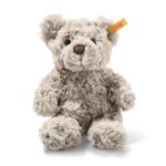 Steiff 113413 Soft Cuddly Friends Honey Teddy Bear, Grey, 18 cm