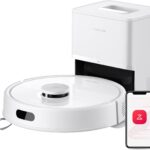 roborock Q7 L5+ Robot Vacuum Cleaner with Mop, 8000Pa Strong Suction, Up to 7 Weeks of Hands Free Cleaning, Dual Anti-Tangle System for Pet Hair&Carpet, PreciSense LiDAR Navigation, APP Control, White