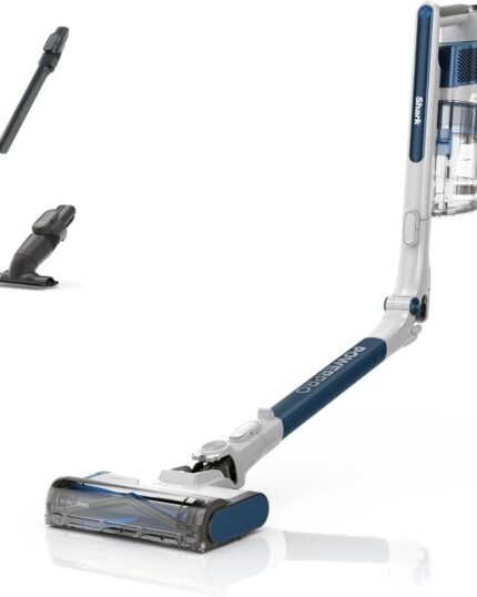 Shark PowerPro Cordless Stick Vacuum Cleaner, Lightweight, Floor Detect Technology, Anti-Hair Wrap Technology, Anti-Allergen Complete Seal, Flexible, Handheld mode, Navy Metallic, IZ380UK