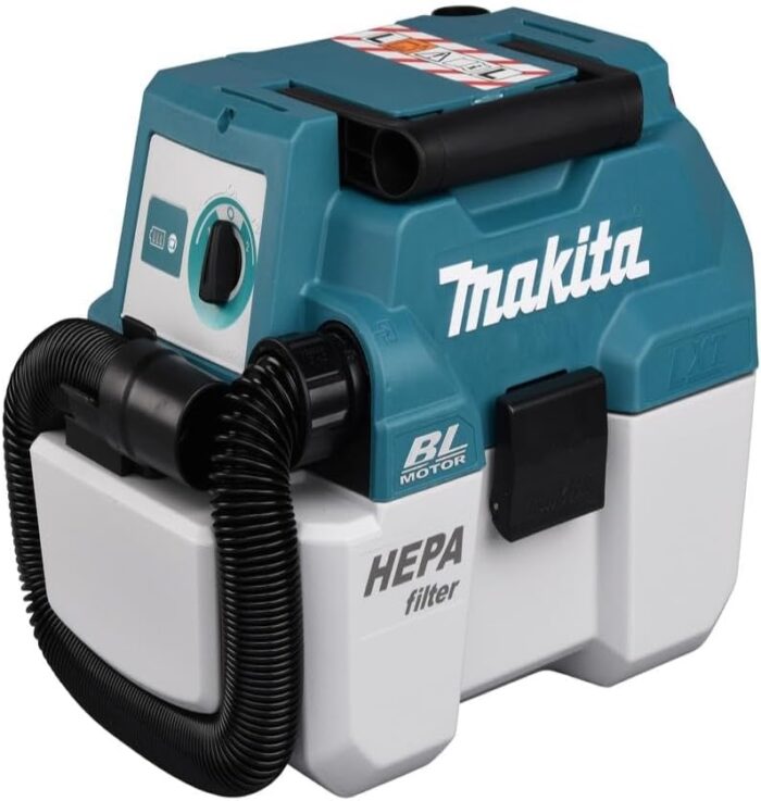 Makita DVC750LZ 18V Li-ion LXT Brushless L-Class Vacuum Cleaner - Batteries and Charger Not Included, Blue