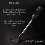 Halo Capsule Cordless Vacuum Cleaner | Converts to a Handheld Vacuum Cleaner | Best Buy Which? 2025 & Good Housekeeping 2025 | 6 Bags & Wall Dock | 60 Min Run & Lightweight | Carpets & Hard Floors