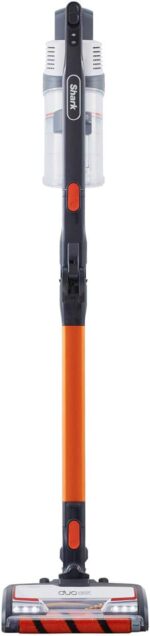 Shark Cordless Stick Vacuum Cleaner with Anti Hair Wrap, 40 Minute Run time, Flexible DuoClean Vacuum Cleaner with LED Lights, Dusting Brush, Crevice & Upholstery Tools, Orange, IZ201UK