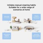 XIAOMI H40 Self-Emptying Robot Vacuum with Mop, Up to 90 Days Freedom from Maintenance, Powerful 10000Pa Suction, LDS Navigation,Anti-Tangle System, App and Voice Control