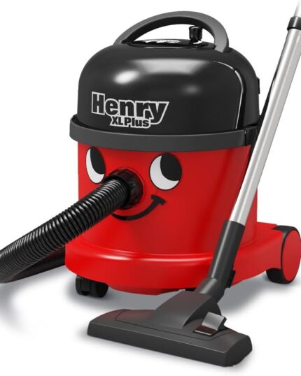 Henry XL Plus NRV370 Cylinder Vacuum Cleaner, 15L, Red Black