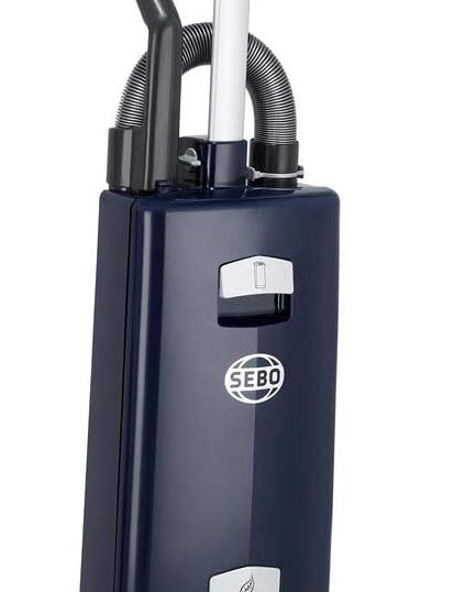 SEBO 91506GB Automatic X7 Extra ePower Upright bagged Vacuum Cleaner, 890 W, Dark Blue/Silver