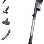 Shark Stratos Cordless Stick Vacuum Cleaner Pet Pro with Anti Hair Wrap Plus, 120 Mins Run-Time (2 Batteries), Clean Sense IQ & Anti-Odour, Pet, Crevice & Multi-Surface Tools, Charcoal/Silver IZ420UKT