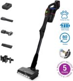 Bosch Unlimited 10 BCS1051GB Cordless Vacuum Cleaner with 100-Minute Runtime, Innovative MicroClean Technology, Including Sensor and TFT Display, Black