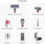 Dyson V11 Extra Cordless Stick Vacuum Cleaner, 158 AW, 60min, Hair de-tangling (Nickel/Red)