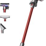Dyson V11 Extra Cordless Stick Vacuum Cleaner, 158 AW, 60min, Hair de-tangling (Nickel/Red)