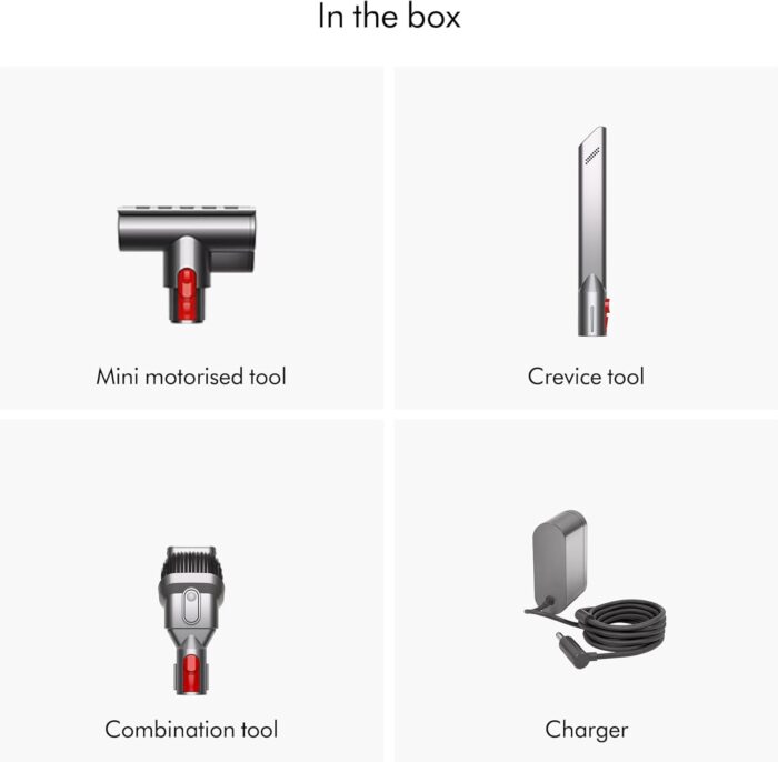 Dyson Car+Boat handheld vacuum cleaner, 115 AW, 50min, deep cleaning on the go (Silver)