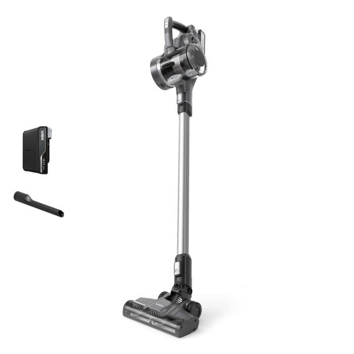 Vax ONEPWR Blade 4 Pet Dual Battery Cordless Vacuum Cleaner with Motorised Pet Tool – CLSV-B4DP, Graphite/Cyan Blue