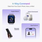 Vexilar W15 Robot Vacuum and Mop with Multi-Cyclone Bagless Self Emptying Docking Station, 10000Pa Suction, LiDAR Navigation, 5 Maps, 180Min Runtime, Robotic Vacuum for Pet Hair, Carpet and Hard Floor