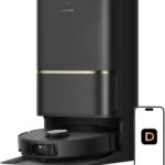DREAME L50 Ultra Robot Vacuum and Mop Black with Auto-Empty and Mop Self-Cleaning, Precise Obstacle Avoidance, 19,500Pa Suction, HyperStream Detangling DuoBrush
