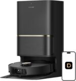 DREAME L50 Ultra Robot Vacuum and Mop Black with Auto-Empty and Mop Self-Cleaning, Precise Obstacle Avoidance, 19,500Pa Suction, HyperStream Detangling DuoBrush