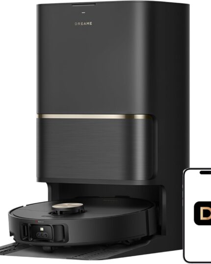 DREAME L50 Ultra Robot Vacuum and Mop Black with Auto-Empty and Mop Self-Cleaning, Precise Obstacle Avoidance, 19,500Pa Suction, HyperStream Detangling DuoBrush