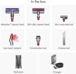 Dyson Cyclone V10 Absolute cordless vacuum cleaner, 150 AW, 60min runtime, Hair de-tangling (Nickel/Copper)