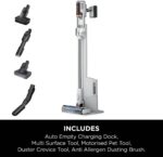 Shark Clean & Empty Cordless Vacuum Cleaner with Auto-Empty System, Lightweight Anti Hair Wrap Vacuum with Pet & Crevice Tools, 40 Mins, Charging Dock, LED Headlights, White,Mohogany, BU3521UKTSB