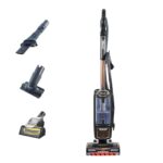Shark Corded Upright Vacuum Cleaner,0.83L with Anti Hair Wrap Technology & DuoClean, Pet Model, Powered Lift-Away, LED Headlights, Anti-Allergen, 8m Cord, 750W, 3 Attachments, Navy/Orange, NZ801UKT