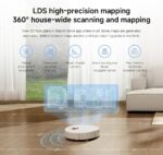 XIAOMI H40 Self-Emptying Robot Vacuum with Mop, Up to 90 Days Freedom from Maintenance, Powerful 10000Pa Suction, LDS Navigation,Anti-Tangle System, App and Voice Control