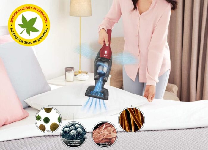 AEG Wave - 2in1 Akkusauger CX7-2-45AN 18V rd Red Chili