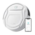 Lefant M330 Pro Robot Vacuum with Mop, 5000Pa, dToF Laser Navigation, 190° Obstacle Detection, Wi-Fi/Alexa Control, 150 Min Runtime, for Pet Hair, Light Grey