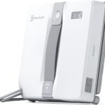 ECOVACS WINBOT MINI Window Cleaning Robot - Compact Design, Dual Nozzles with Ultrasonic Spray, 9-stage Protection System, Intelligent Path Planning, 3 Cleaning Modes, Anti-Slipping System - Grey