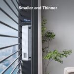 ECOVACS WINBOT MINI Window Cleaning Robot - Compact Design, Dual Nozzles with Ultrasonic Spray, 9-stage Protection System, Intelligent Path Planning, 3 Cleaning Modes, Anti-Slipping System - Grey