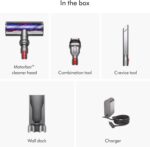 Dyson V8 Advanced Cordless Vacuum Cleaner, 130 AW, up to 40 min runtime, De-tangling Motorbar, removes Pet hair, cordless handheld
