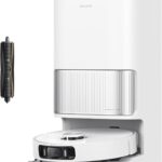 dreame L40 Ultra AE Robot Vacuum and Mop, 19,000Pa Suction, Diverse Brush Selection, Flexible Mop & 75°C Self Cleaning Washboard, All-in-One Station, Tangle-Free, Auto Refill, Voice Control