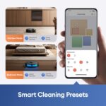 Ultenic T20 Pro Self Emptying Robot Vacuum Cleaner with Mop 8000Pa, 180 Mins Runtime, LiDAR Navigation, Up to 10 Weeks of Hands Free Cleaning Robot Vacuum for Pet Hair, Carpet, All Floors