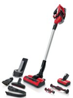 Bosch Unlimited 9 Cordless Vacuum Cleaner, 60-Minute Runtime, 3.0 Ah Battery Pack, MicroClean Technology, Easy Empty Dust Box, LED Lights, White, BBS931WGB