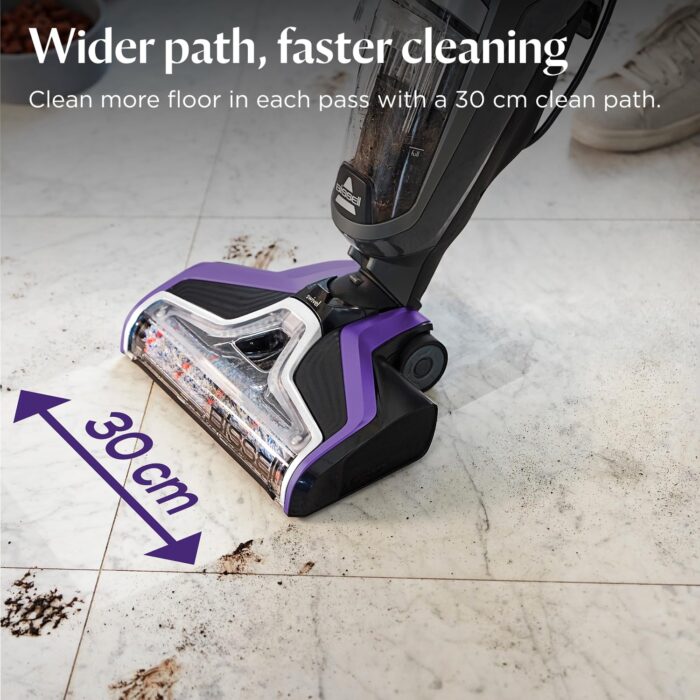 BISSELL CrossWave Pet Pro, 3-in-1 Multi-Surface Wet and Dry Vacuum Cleaner, Floor Cleaner Machine All in 1 Step, Vacuums, Washes & Dries, Hard Floors & Area Rugs, For Pet Owners, Corded, 2224E