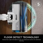 Shark PowerPro Cordless Stick Vacuum Cleaner, Lightweight, Floor Detect Technology, Anti-Hair Wrap Technology, Anti-Allergen Complete Seal, Flexible, Handheld mode, Navy Metallic, IZ380UK