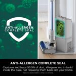 Shark Detect Clean & Empty Cordless Vacuum Cleaner with Auto-Empty System, Lightweight & Flexible Anti Hair Wrap Vacuum with Pet & Duster-Crevice Tools, 60 Mins Run-Time, Dock, Cloudy Blue IW4621UKT