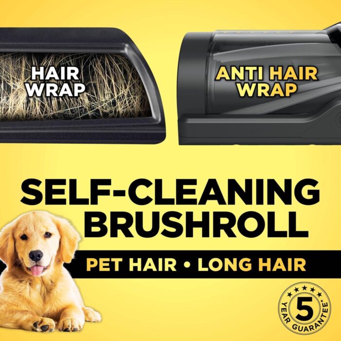 Shark PowerPro Cordless Stick Vacuum Cleaner, Lightweight, Floor Detect Technology, Anti-Hair Wrap Technology, Anti-Allergen Complete Seal, Flexible, Handheld mode, Navy Metallic, IZ380UK