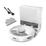 Shark Matrix Plus 2-in-1 Robot Vacuum and Mop with Self-charging Base - Deep-cleans Carpets, Hard Floors and Pet Hair - 3D LiDAR Navigation - Wi-Fi/App - 2 Pads and 2 Brushes incl. - Grey