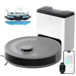 Lefant M5 Pro Robot Vacuum and Mop Cleaner, Auto All-In-One Station,18000Pa Suction, 75°C Self-Cleaning Roller Mop, dToF Laser Mapping & PSD 2.0 Obstacle Avoidance, Alexa/App, for Hard Floors Pet Hair