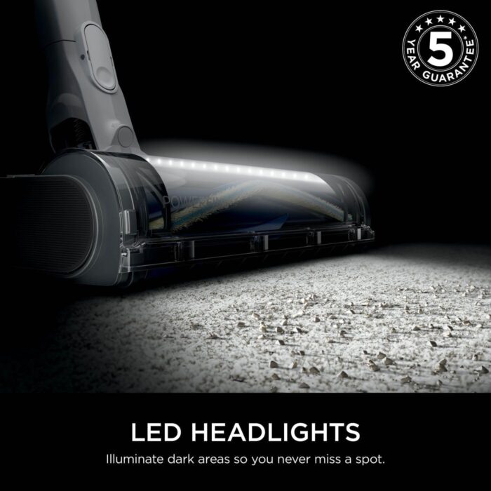 Shark PowerPro Cordless Stick Vacuum Cleaner, Lightweight, Floor Detect Technology, Anti-Hair Wrap Technology, Anti-Allergen Complete Seal, Flexible, Handheld mode, Navy Metallic, IZ380UK