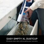 Shark PowerPro Cordless Stick Vacuum Cleaner, Lightweight, Floor Detect Technology, Anti-Hair Wrap Technology, Anti-Allergen Complete Seal, Flexible, Handheld mode, Navy Metallic, IZ380UK