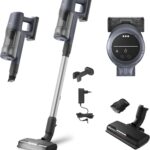 AEG 6000 Cordless Vacuum Cleaner AP61CB21DB, 103 000 RPM, Powerful Suction, Up to 99% Dust Pickup, 40 Min Runtime, Multi-Surface Nozzle, Detachable Handheld Unit