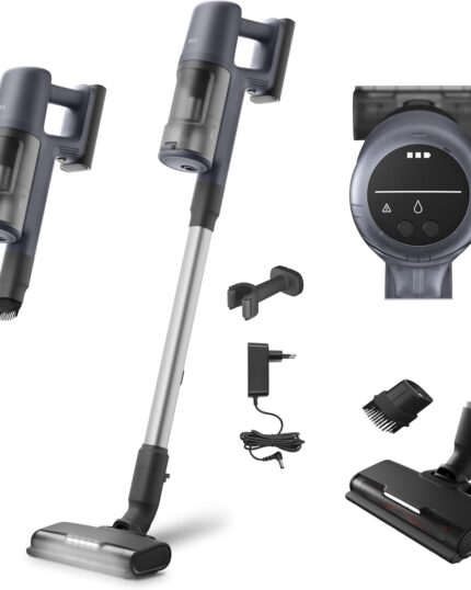 AEG 6000 Cordless Vacuum Cleaner AP61CB21DB, 103 000 RPM, Powerful Suction, Up to 99% Dust Pickup, 40 Min Runtime, Multi-Surface Nozzle, Detachable Handheld Unit