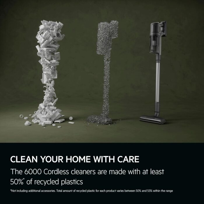 AEG 6000 Cordless Vacuum Cleaner AP61CB21DB, 103 000 RPM, Powerful Suction, Up to 99% Dust Pickup, 40 Min Runtime, Multi-Surface Nozzle, Detachable Handheld Unit