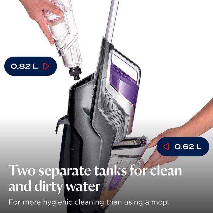 BISSELL CrossWave Pet Pro, 3-in-1 Multi-Surface Wet and Dry Vacuum Cleaner, Floor Cleaner Machine All in 1 Step, Vacuums, Washes & Dries, Hard Floors & Area Rugs, For Pet Owners, Corded, 2224E