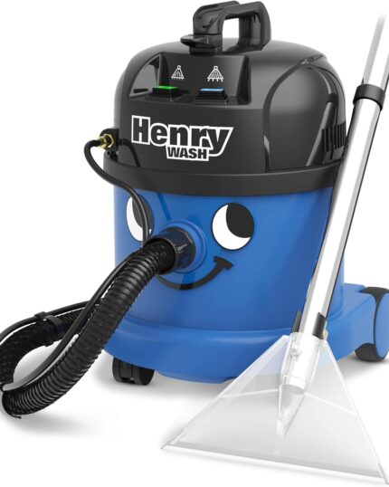 Henry Wash, HVW 370-2 Wet Vacuum Carpet Cleaner, 1000 Watt, Blue