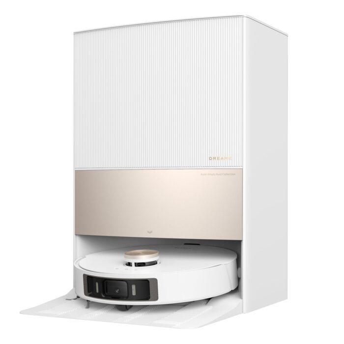 dreame L40 Ultra AE Robot Vacuum and Mop, 19,000Pa Suction, Diverse Brush Selection, Flexible Mop & 75°C Self Cleaning Washboard, All-in-One Station, Tangle-Free, Auto Refill, Voice Control