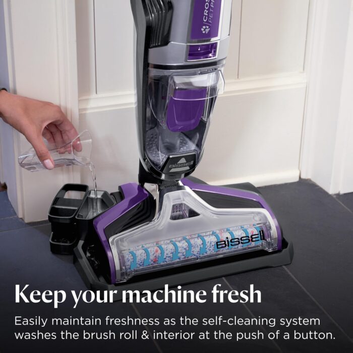 BISSELL CrossWave Pet Pro, 3-in-1 Multi-Surface Wet and Dry Vacuum Cleaner, Floor Cleaner Machine All in 1 Step, Vacuums, Washes & Dries, Hard Floors & Area Rugs, For Pet Owners, Corded, 2224E