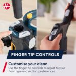 Hoover HL5 Pets Upright Vacuum Cleaner with Pet Hair Attachment, Powerful Suction, Push&Lift Portable Mode, Anti Hair Wrap, LED Lights, Hepa Filter, Corded, 850w [HL500PT]